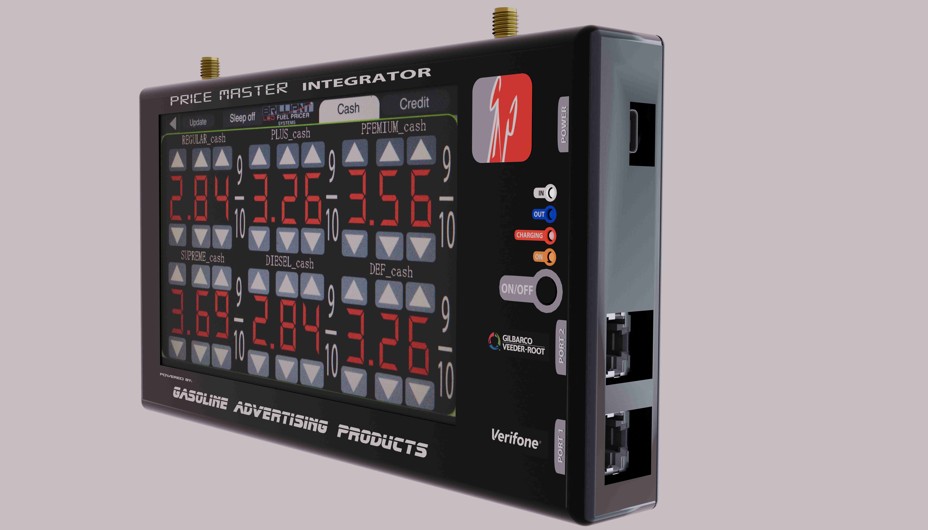 PMI-IPOS110 - GAP POS Wireless interface package to connect Brilliant LED Pump Topper Price Sign w/ Verifone Commander / Ruby POS System.