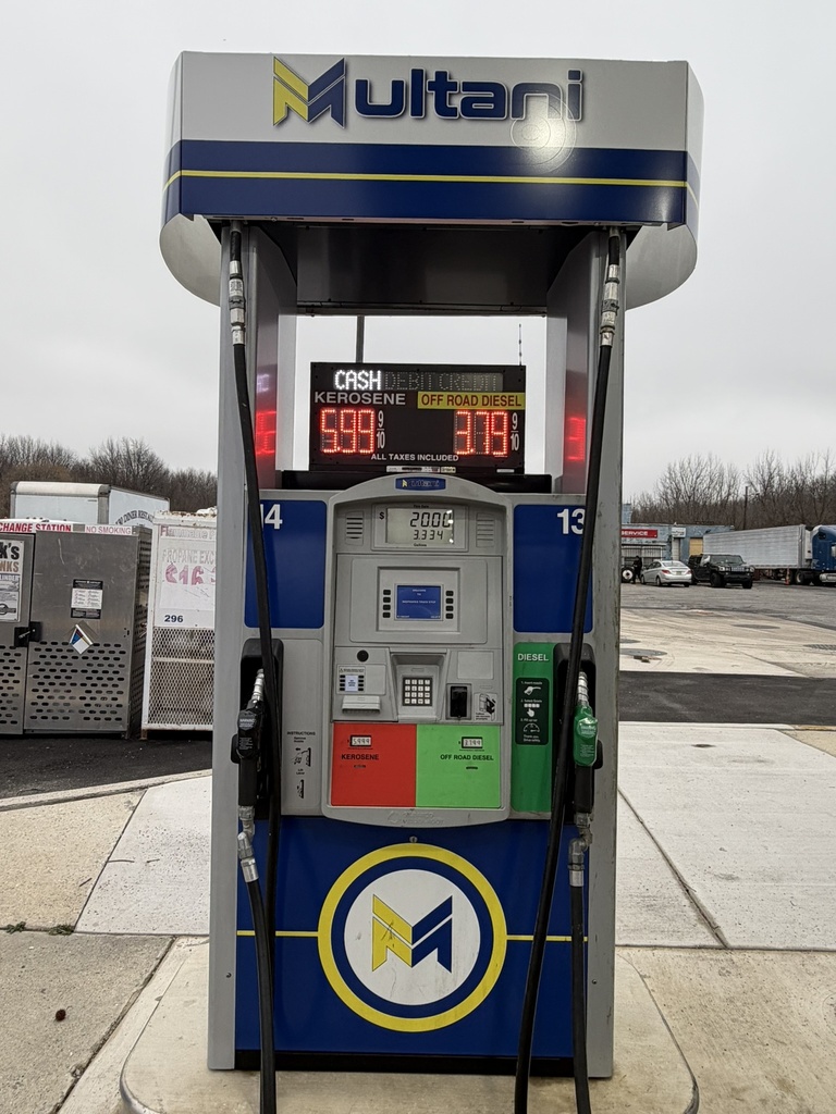 2 GRADES XL200 SERIES CASH/DEBIT/CREDIT TOGGLING PUMP TOP LED FUEL PRICE SIGN WITH 4.75" LED DIGITS