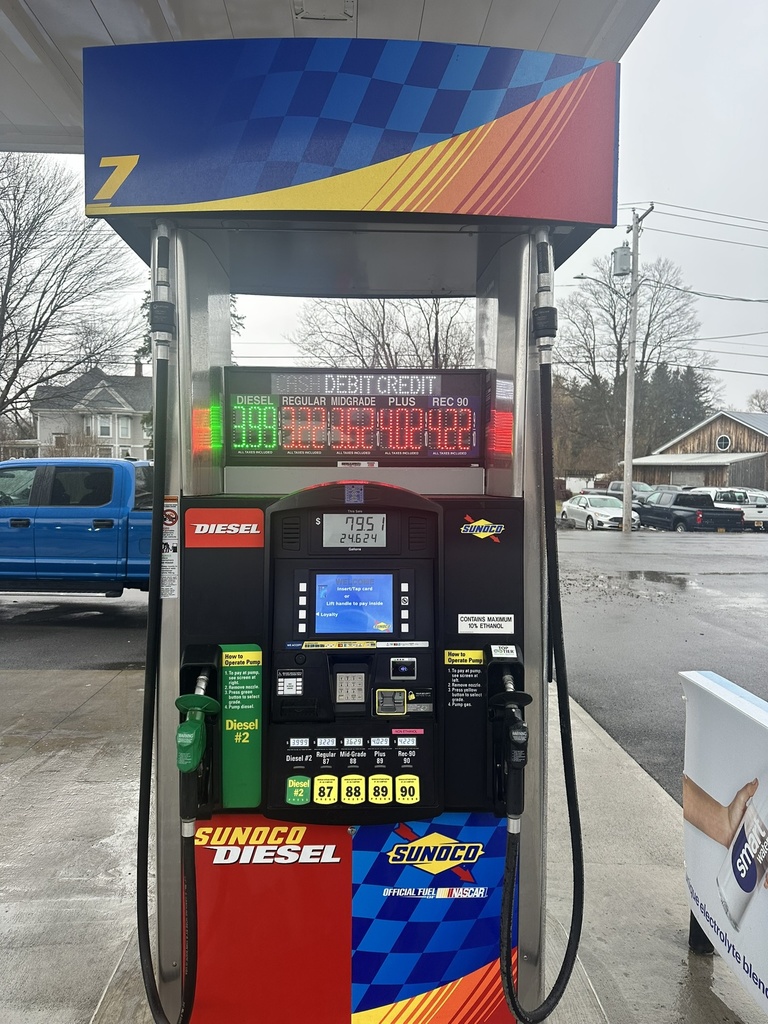 5 GRADES XL500 SERIES CASH/DEBIT/CREDIT TOGGLING PUMP TOP LED FUEL PRICE SIGN WITH 4.75" LED DIGITS