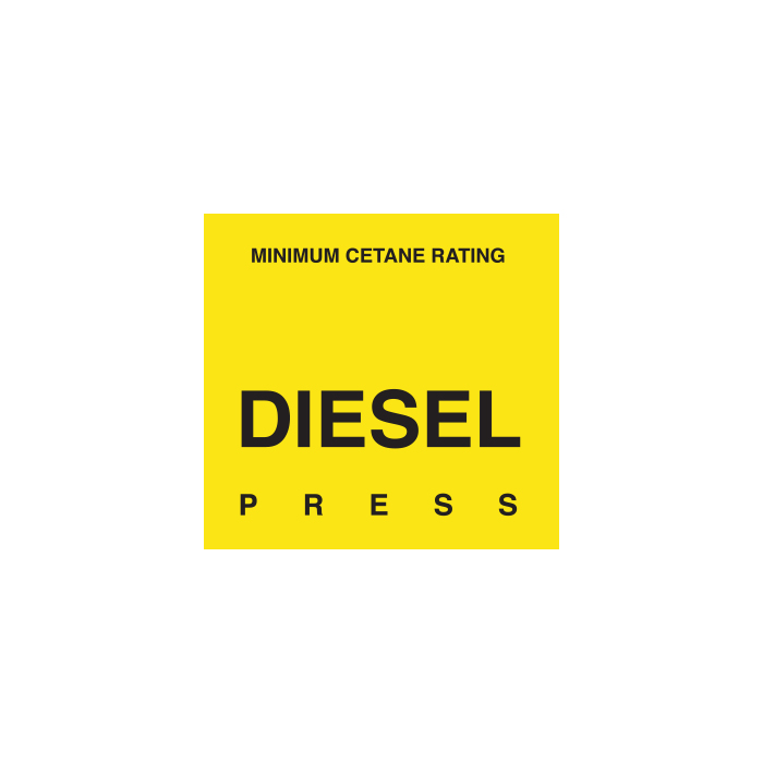 D-29-DSL Octane & Cetane Rating Decal - MINIMUM OCTANE...