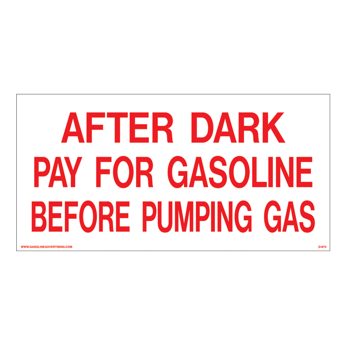 D-673 Payment Decal - AFTER DARK...