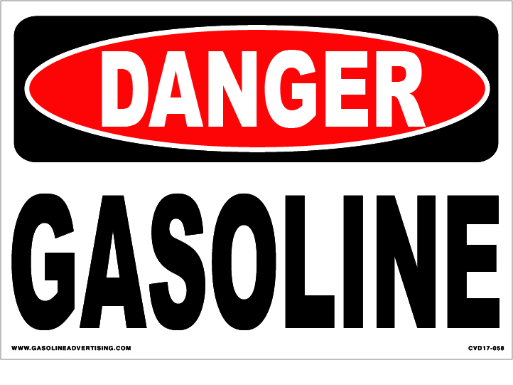 CVD17-058 - 10"W X 7"H - DANGER... Decal