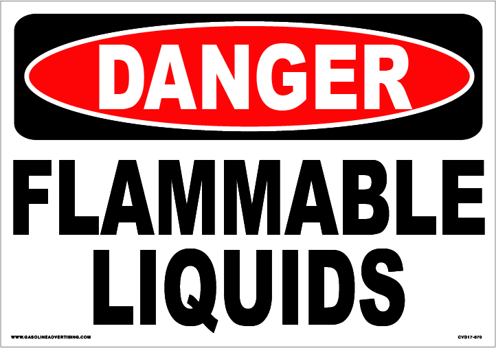 CVD17-070 - 10"W X 7"H - DANGER... Decal