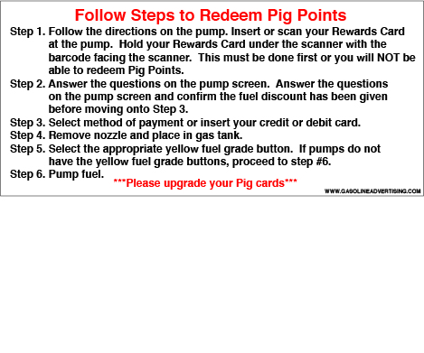 CVD17-122 - 6.5"W X 3"H - FOLLOW STEPS TO REDEEM... Decal