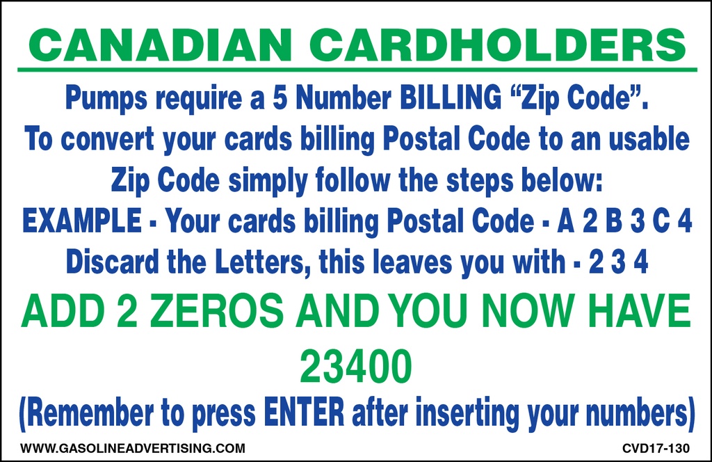 CVD17-130 - CANADIAN CARD HOLDERS...