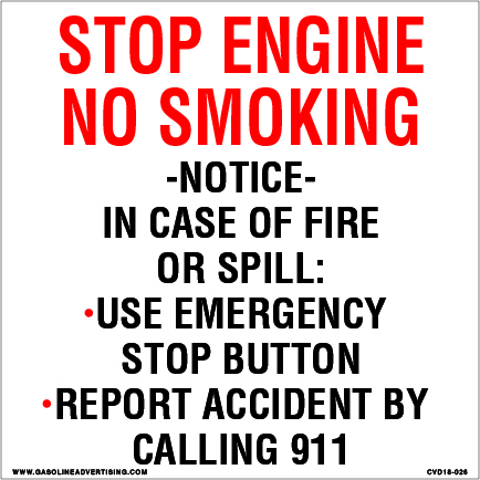 CVD18-026 - 6.0"W X 6.0"H - STOP ENGING... Decal