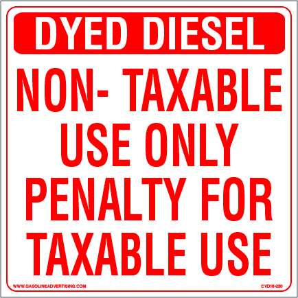 CVD18-230 - 6.0"W X 6.0"H - DYED DIESEL... Decal