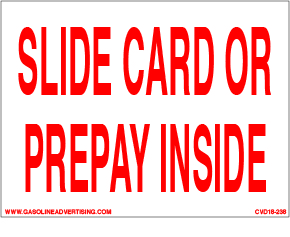 CVD18-238 - SLIDE CARD..