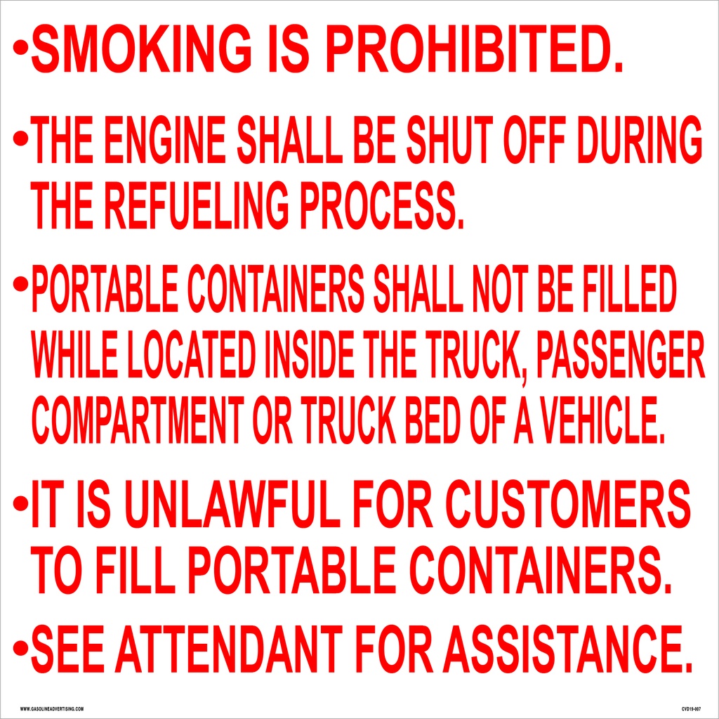CVD19-007 - SMOKING IS PROHIBITED...