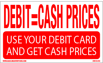 CVD19-018 - 5.0"W X 3.0"H - DEBIT=CASH PRICES... Decal