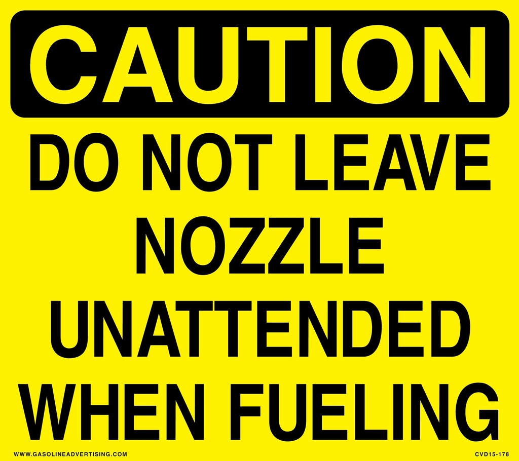 CVD15-178 - 8.0"W X 9.0"H - CAUTION... Decal