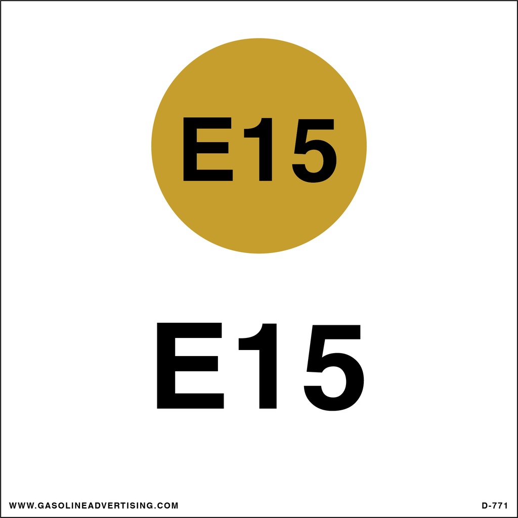 D-771 API Color Coded Decal - E15