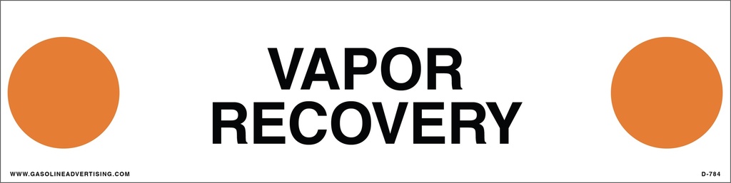 D-784 API COLOR CODED DECAL - VAPOR RECOVERY