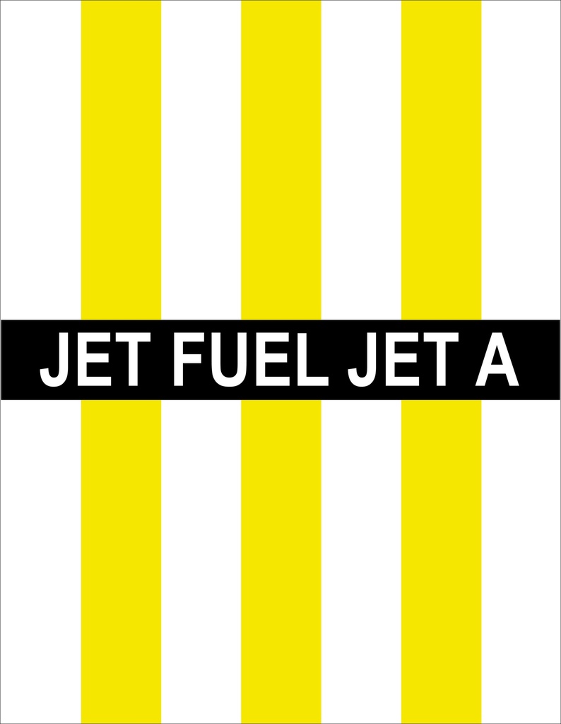 CVD21-009 - 21.0"W X 27.0"H - JET FUEL JET A Decal