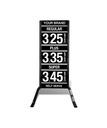 3 GRADES VXS310 SERIES FUEL PRICE SIGN WITH 12" FLIP DIGITS VERSA DISPLAY - FREESTANDING - CURB STAND - MONUMENT STYLE