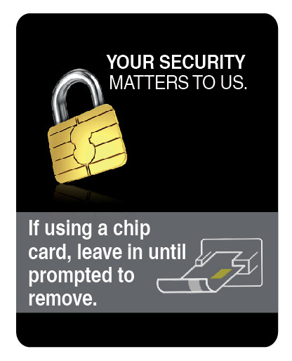 [DG9-EMV-BLK-H] DG9-EMV-BLK-H EMV CARD READER INSERT GRAPHIC (Ultimate V-Tex, Black)
