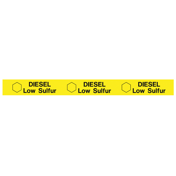 TC-27 - 38" x 3.5" - "DIESEL LOW SULFUR"Tank Collar