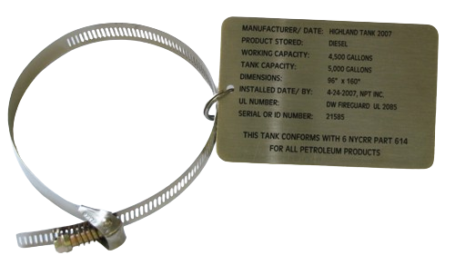 UST3-IDTG Fill Port ID TAG