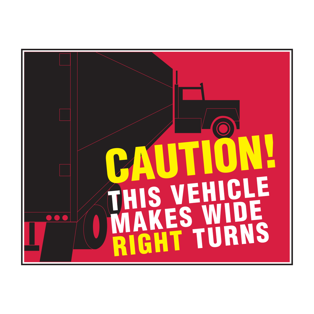 D-1411 "Caution This Vehicle..." Inspection Decal