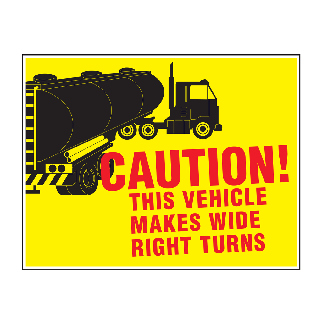 D-1412 "Caution This Vehicle..." Inspection Decal