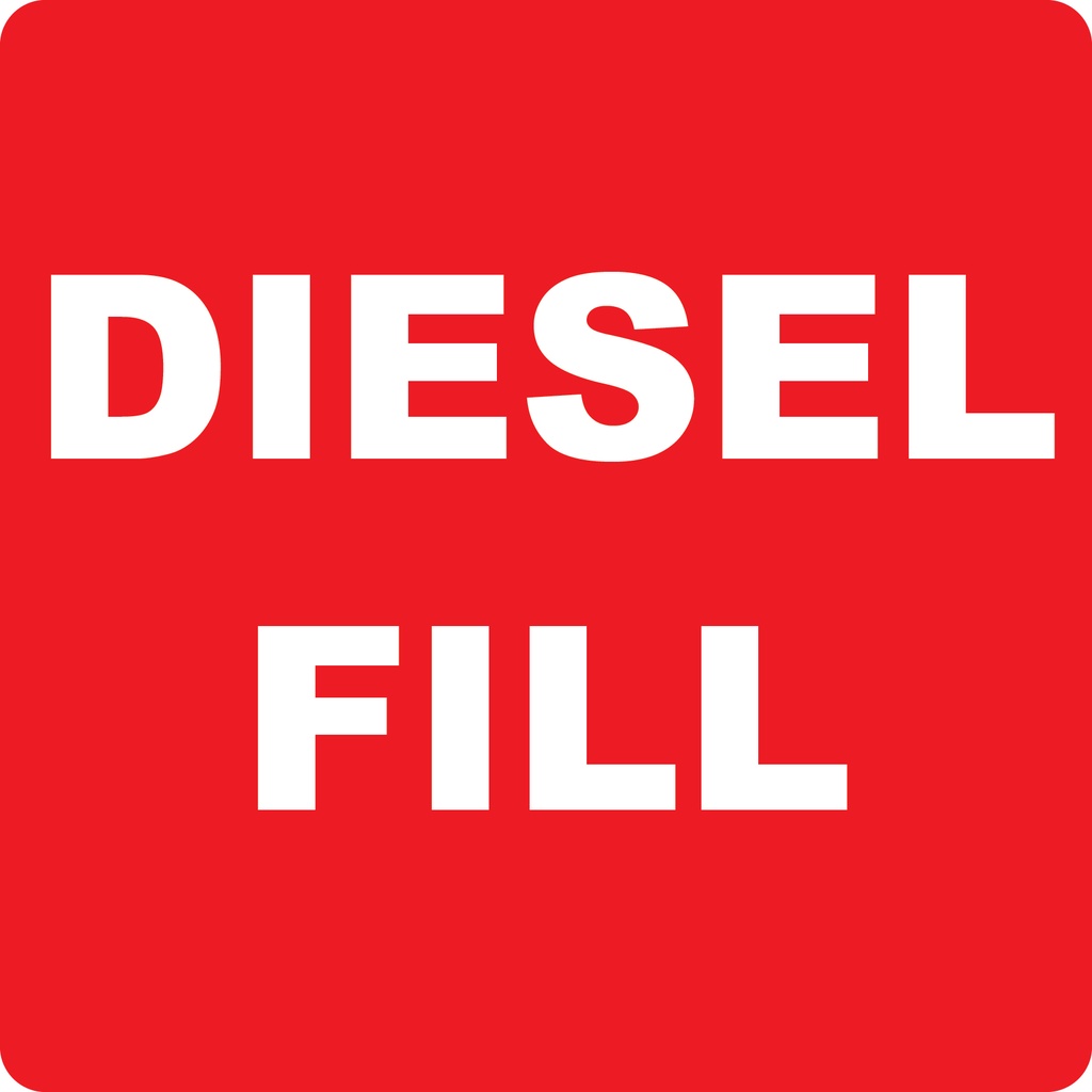 CAS10-43 - 6" x 6" Metal - Diesel Fill