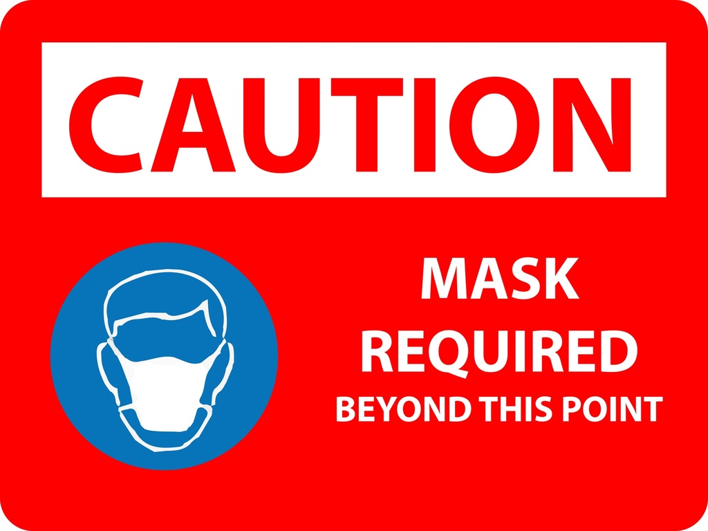 CORONAVIRUS (COVID-19) - MASK REQUIRED Sign 16" W x 12" H