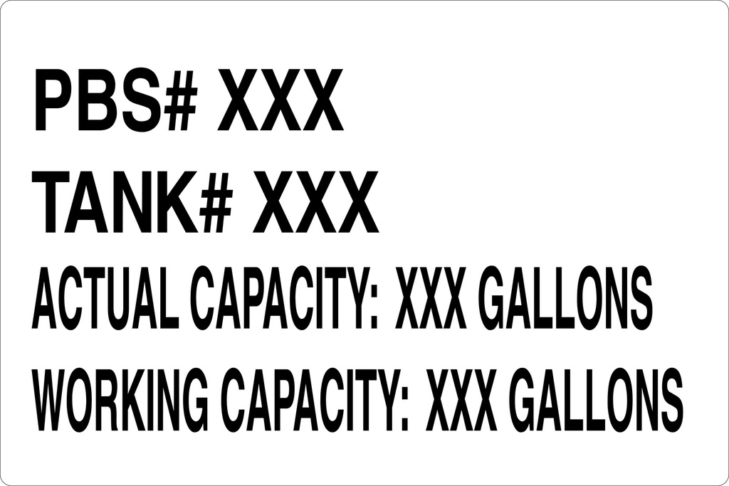 CAS16-17 - 24" x 16" Metal - Tank Capacity