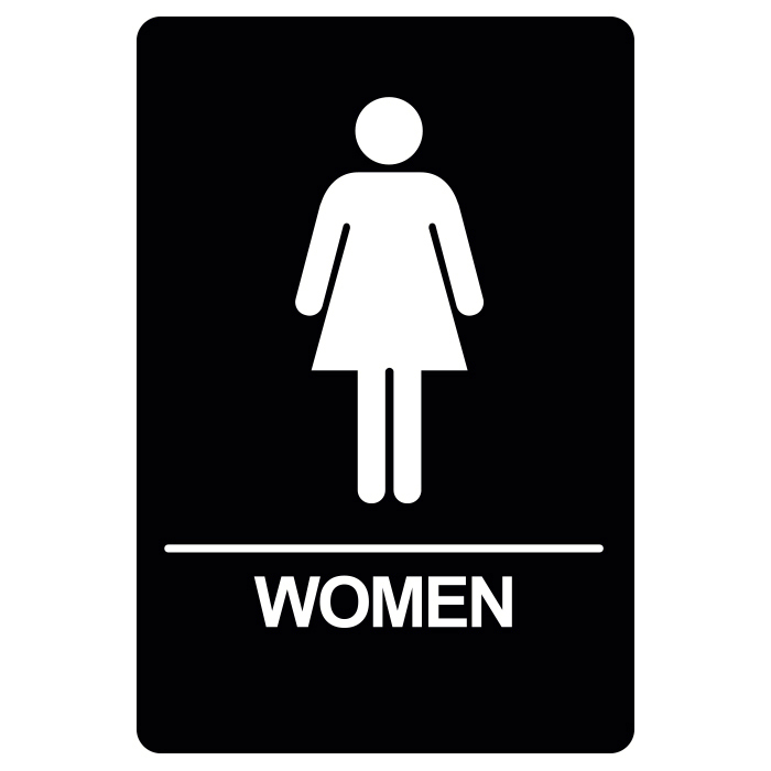BRS-04 Restroom Sign - WOMEN