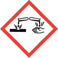 CVD-1010-ACID - 10"W x 10"H - PICTOGRAM - ACID - Decal