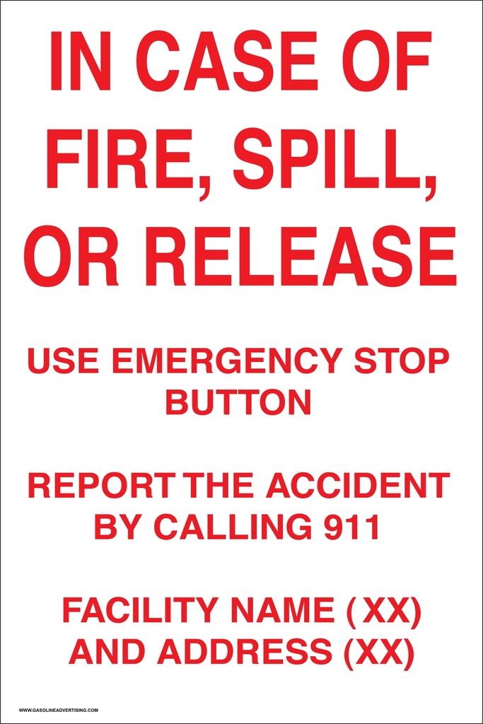 CVD24-1216-ICOS - 12"W X 16"H - EMERGENCY INSTRUCTIONS... Decal