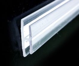 CS-48 - 11/16" x 48" PVC Clear Channel Strip