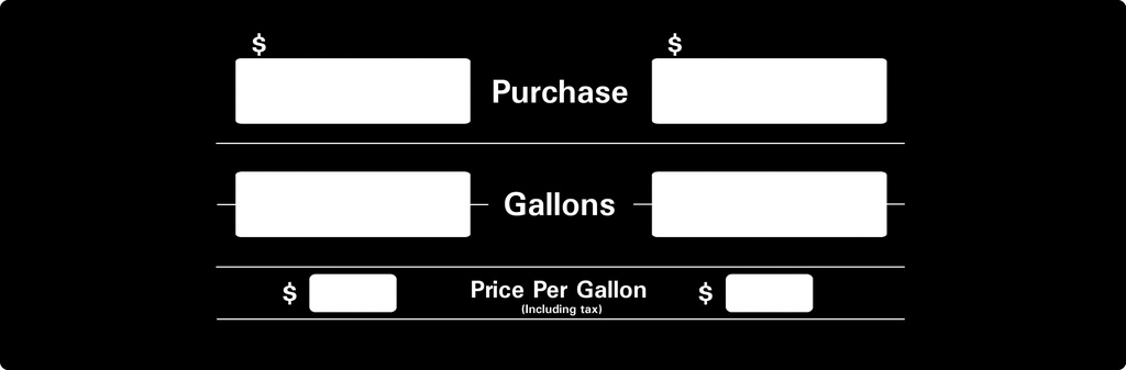 DG00-G2201-PPU1-C05 Wayne Select PPU Overlay - 2 Grades - White on Black Overlays