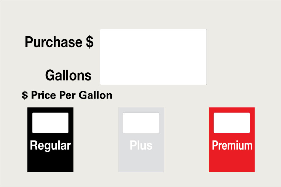 DG2-DF31A-RPP Vista 390/590U Dialface Decal 3 Produts Single Price - Regular - Plus - Premium