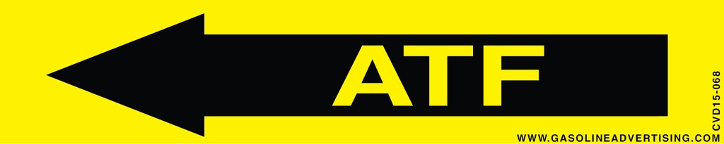 CVD15-068 - 5"W X 1"H - ATF Decal