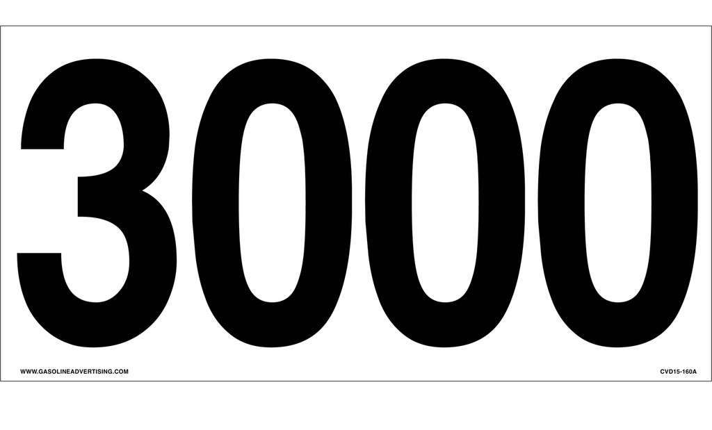 CVD15-160 - 10"W X 5"H - 3000 Decal