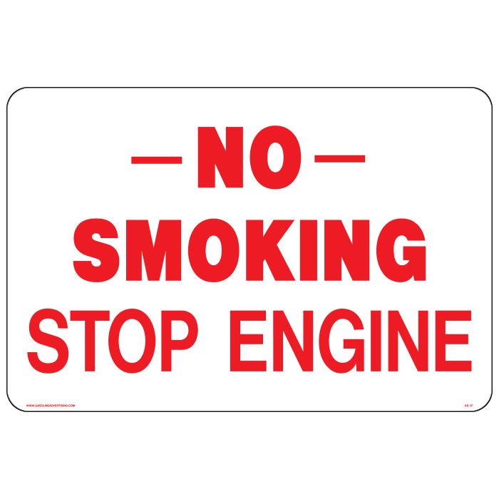 AS-17 - 24" x 16" Metal - No Smoking...