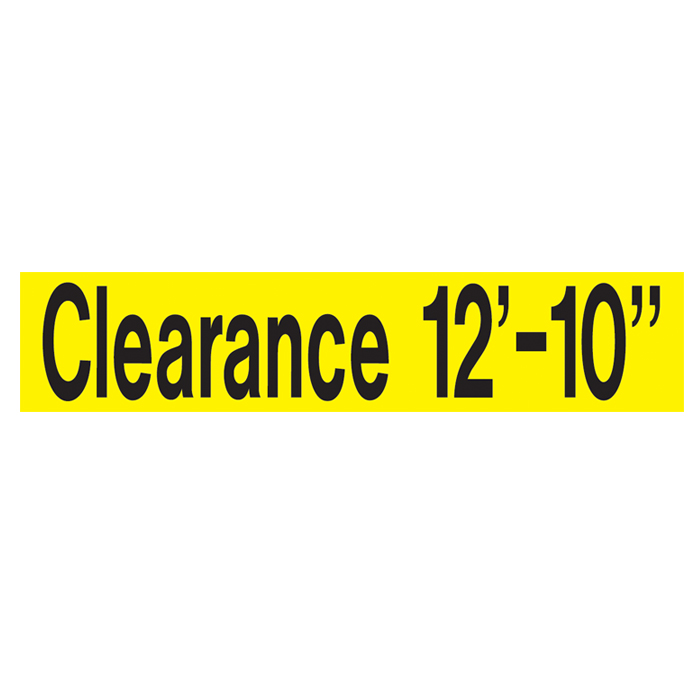 AS-60 Aluminum Sign - CLEARANCE __ Ft.__ In.