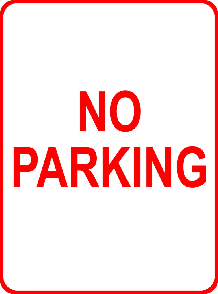 [ATS-01] ATS-01 Sign - No Parking