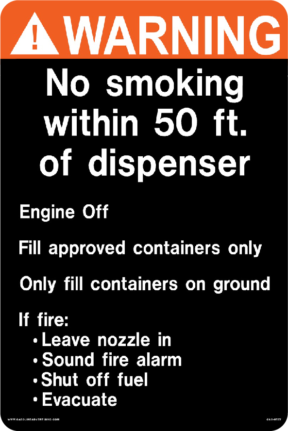 CAS-HTZ7 - 16" x 24" Metal - No Smoking...