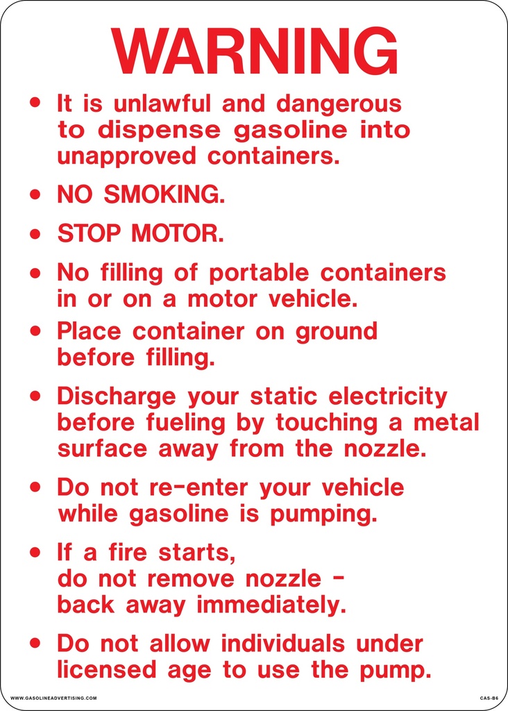 CAS-BJ6 - 10" x 14" Metal - Warning By Law Signs