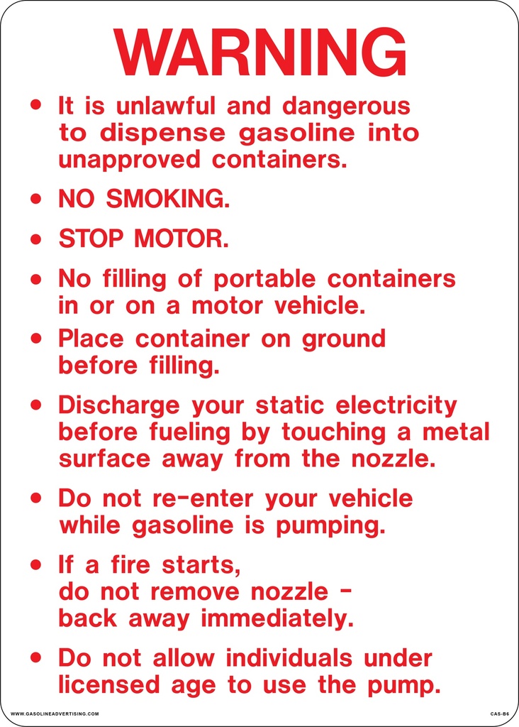 [CAS-BJ6] CAS-BJ6 - 10" x 14" Metal - Warning By Law Signs