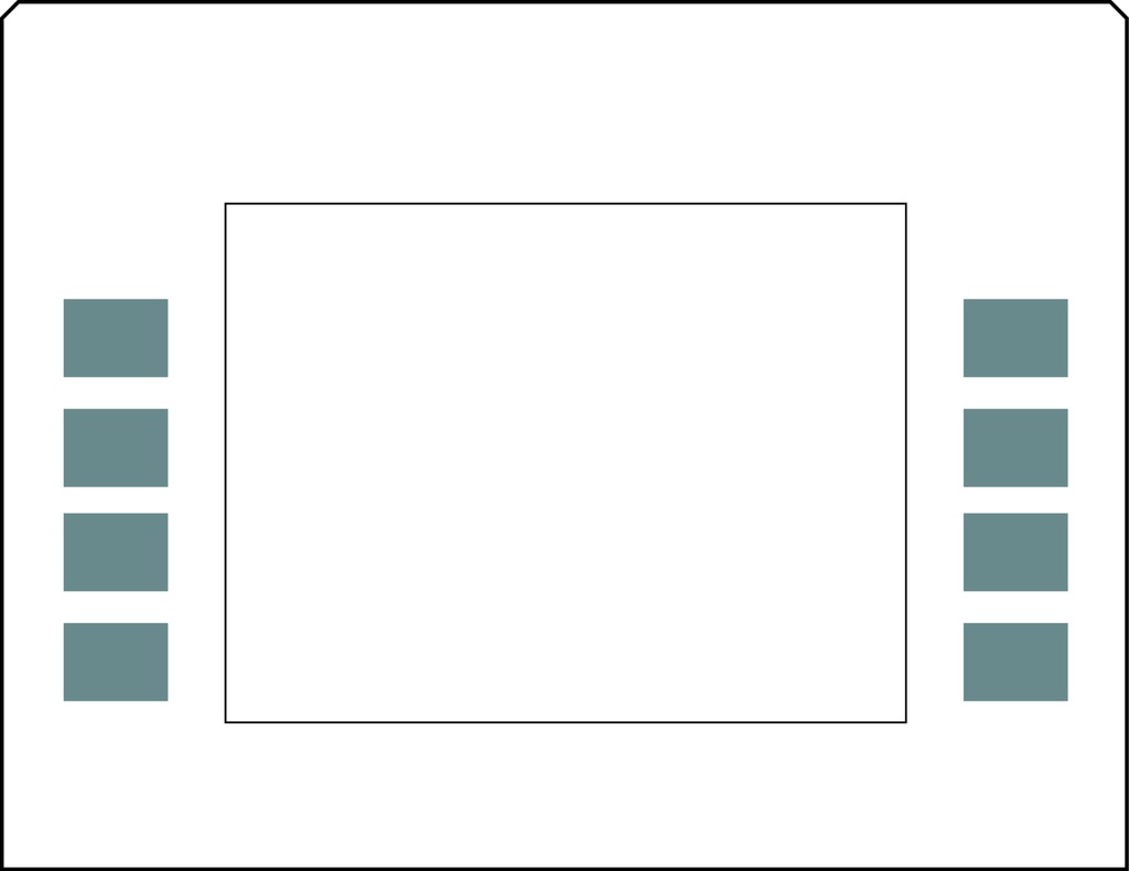 DG8-SHLL-C01 Monochrome Soft Key Overlay