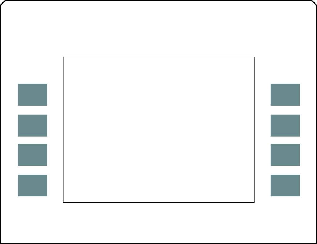 DG8-SHLL-C01 Monochrome Soft Key Overlay