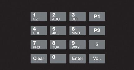 GA-EU03001G003 Keypad Overlays