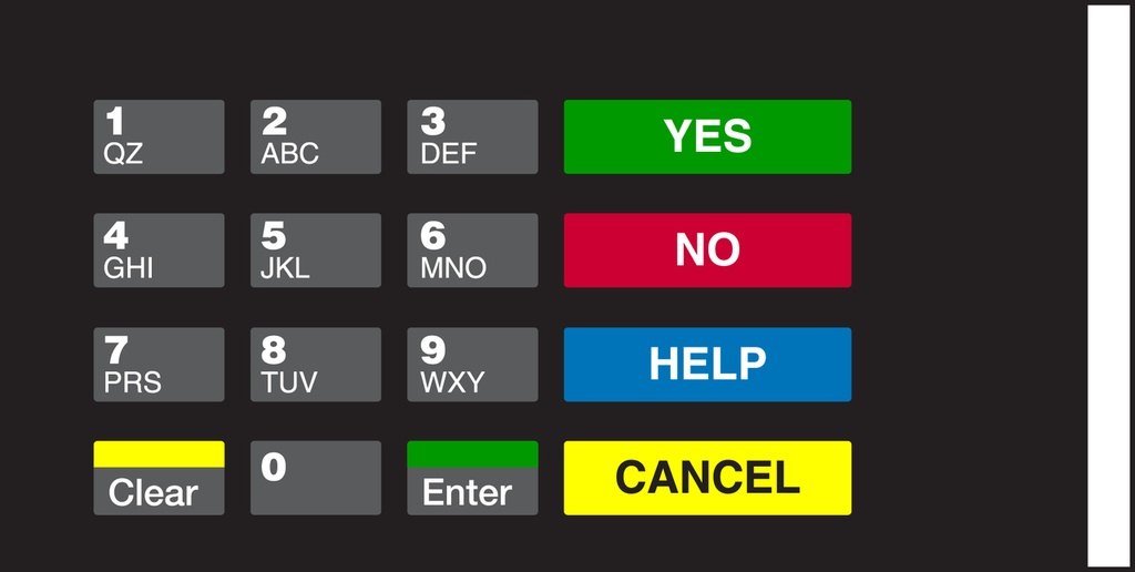 GA-EU03004G014 Keypad Overlays