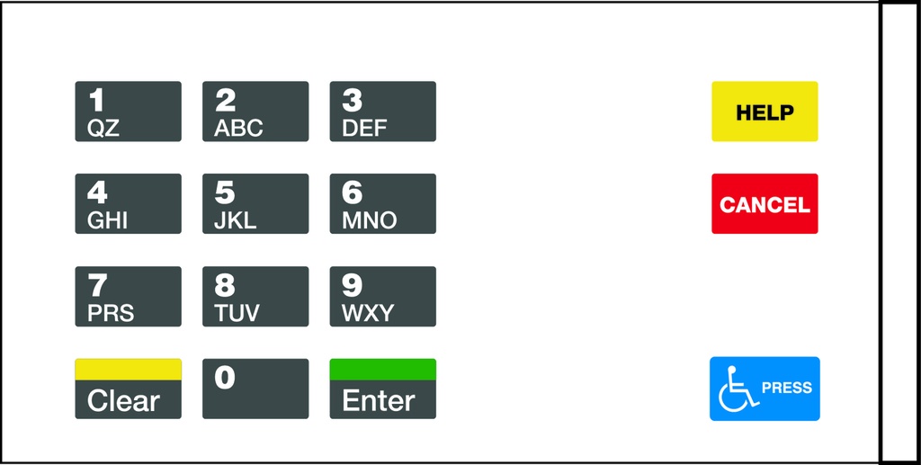 GA-EU03004G071 Keypad Overlays