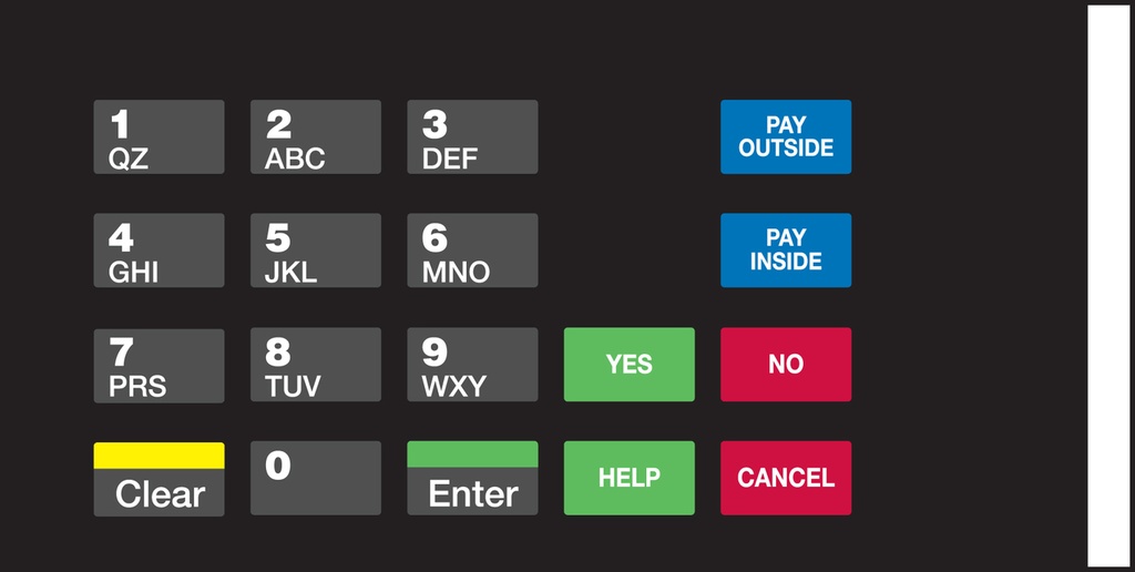 GA-EU03004G120 Keypad Overlays