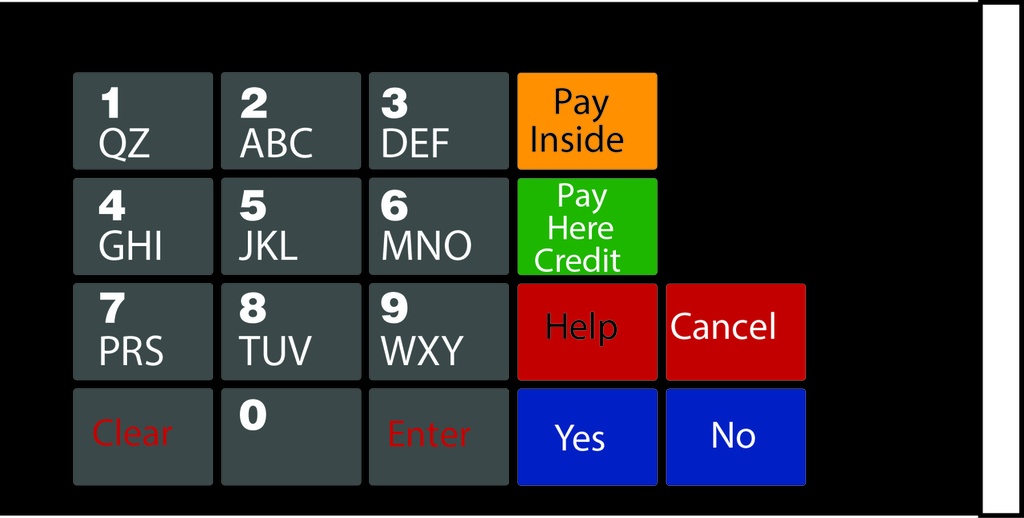 GA-EU03004G184 Keypad Overlays