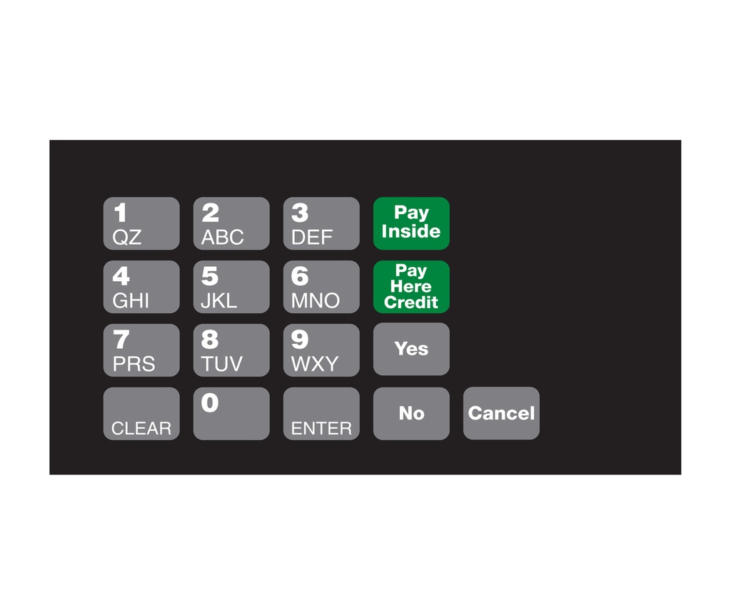 DG10-KPO-1 Keypad Overlay