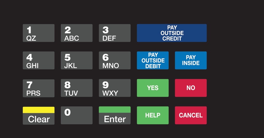 GA-EU03004G084 Keypad Overlays